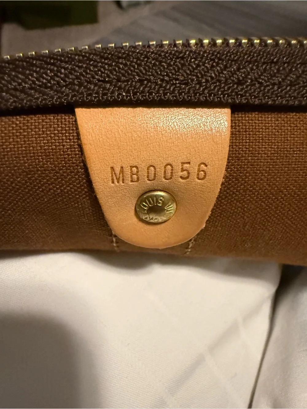 Louis Vuitton Classic Monogram Keepall 60 Travel Duffle Bag
